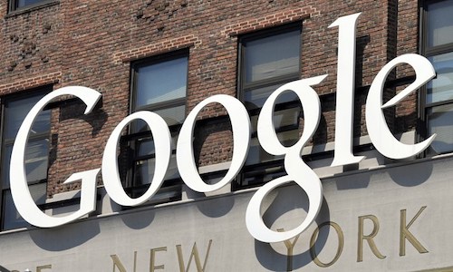 google new york sign